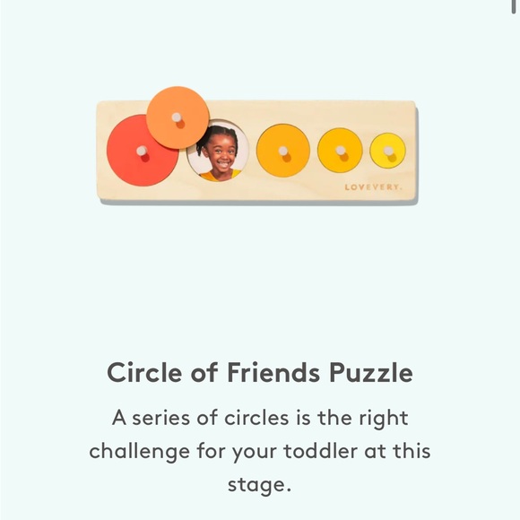 Lovevery circle of friends puzzle -NWT - Picture 2 of 2